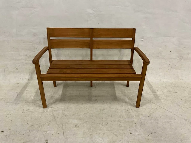 Moderne 120 cm tuinbank - afbeelding 1 van  4