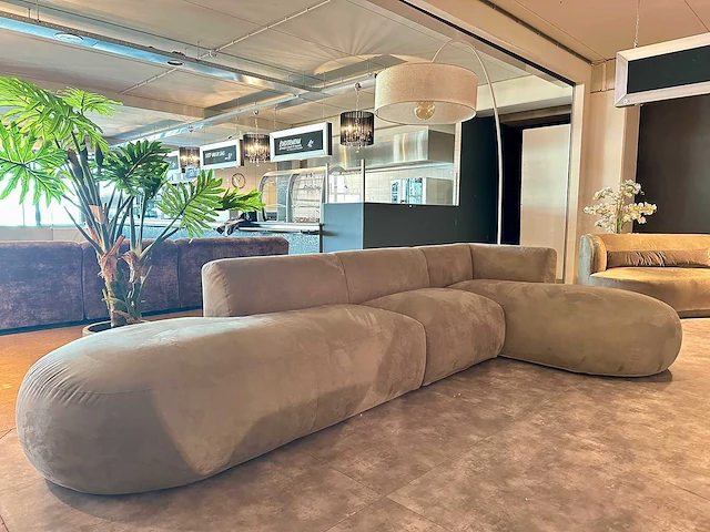 Moderne loungebank met longchair - afbeelding 1 van  7