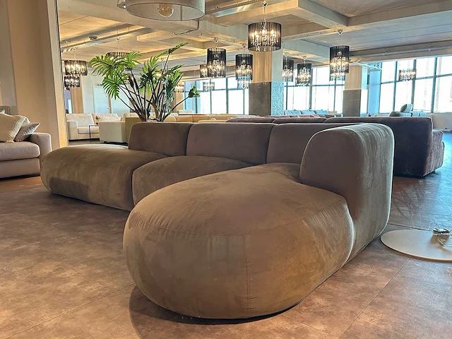 Moderne loungebank met longchair - afbeelding 2 van  7