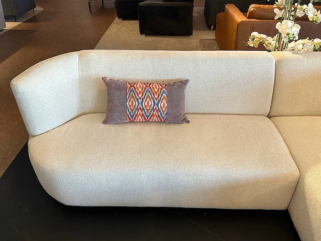 Moderne organische bank met longchair - afbeelding 5 van  8
