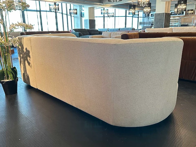 Moderne organische bank met longchair - afbeelding 6 van  8