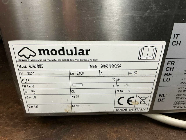 Modular 60/60 bme elektrische au-bain-marie - afbeelding 6 van  6