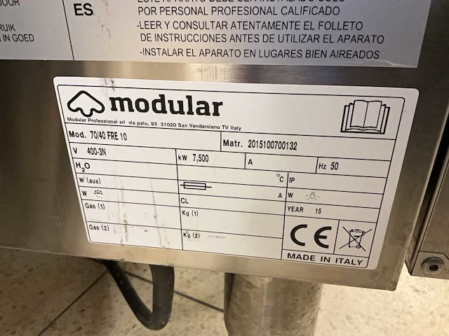 Modular 70/40 fre 10 friteuse - afbeelding 2 van  10