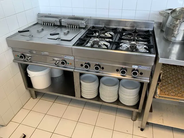 Modular bakkooklijn met afzuigkap - afbeelding 1 van  4