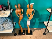 Moeder en kind sculptuur (2x) - afbeelding 1 van  5