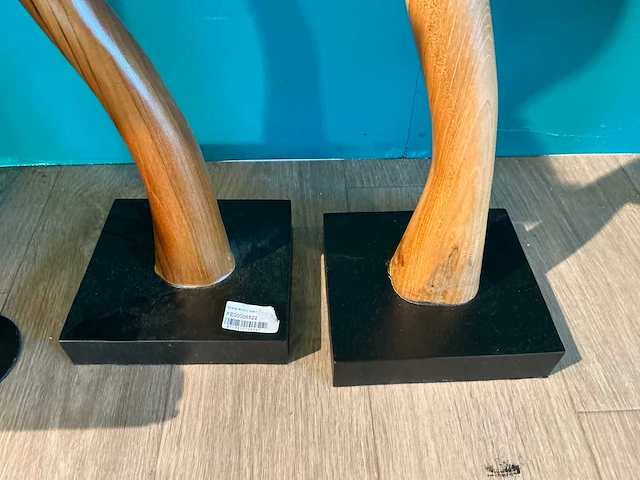 Moeder en kind sculptuur (2x) - afbeelding 4 van  5