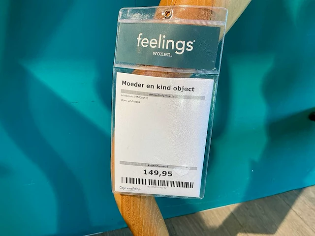 Moeder en kind sculptuur (2x) - afbeelding 5 van  5