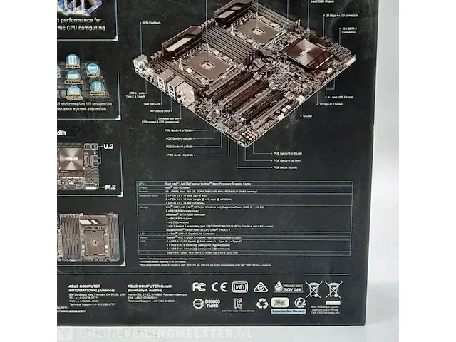 Moederbord asus, ws c621e sage - afbeelding 11 van  11