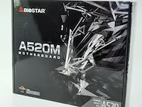 Moederbord biostar, amd a520 socket am4 ddr4-3200 pci-e 3.0