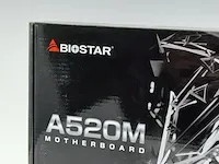 Moederbord biostar, amd a520 socket am4 ddr4-3200 pci-e 3.0 - afbeelding 2 van  8