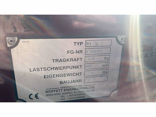 Moffett - 2011 - m4 20.1 - meeneemheftruck - afbeelding 8 van  8