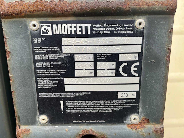 Moffett - 2011 - m4 20.3 - meeneemheftruck - afbeelding 20 van  28