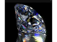 Moissanite - briljant circa 2,00 carat - (gecertificeerd) - afbeelding 3 van  7