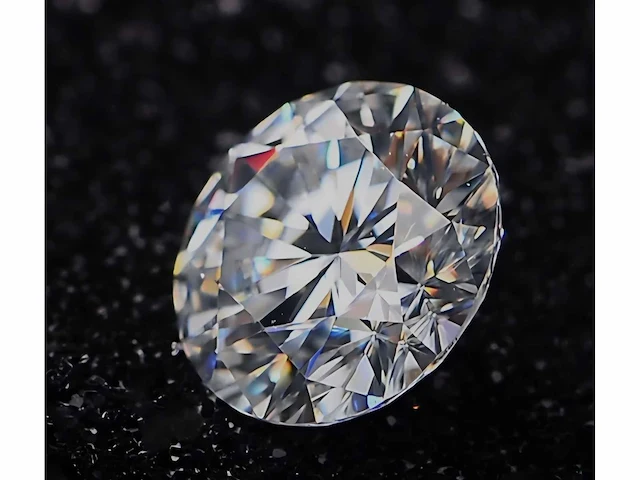 Moissanite - circa 1.5 crt (gecertificeerd) - afbeelding 3 van  6