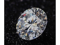 Moissanite - circa 1.5 crt (gecertificeerd) - afbeelding 3 van  6