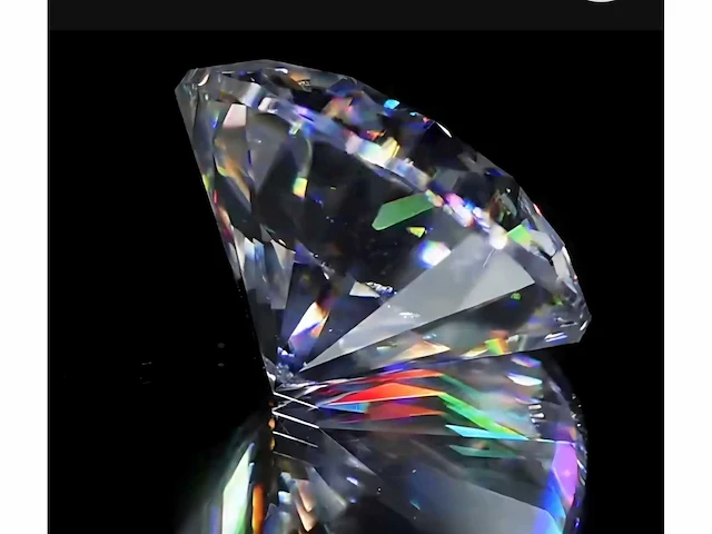 Moissanite - circa 5,00 carat - (gecertificeerd) - afbeelding 2 van  6