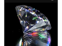 Moissanite - circa 5,00 carat - (gecertificeerd) - afbeelding 2 van  6