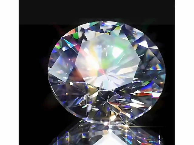Moissanite - circa 5,00 carat - (gecertificeerd) - afbeelding 4 van  6