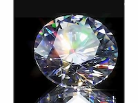 Moissanite - circa 5,00 carat - (gecertificeerd) - afbeelding 4 van  6