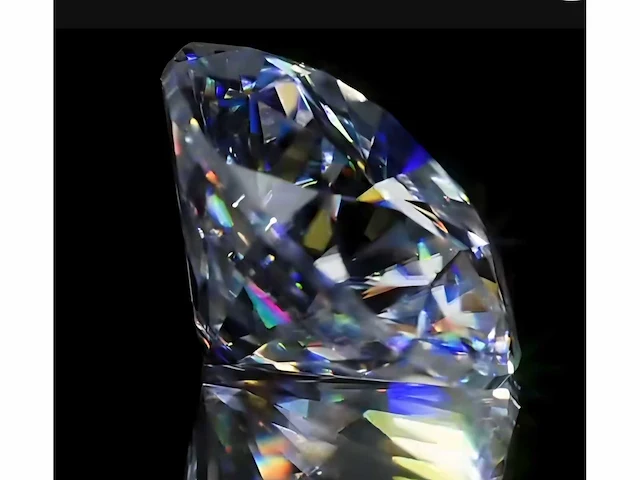 Moissanite - circa 5,00 carat - (gecertificeerd) - afbeelding 5 van  6