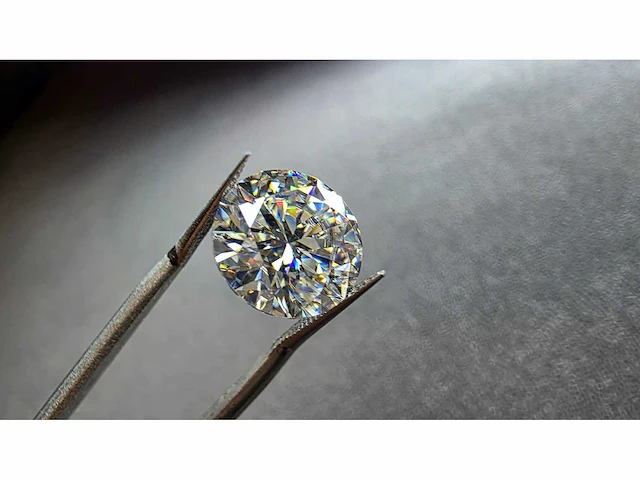 Moissanite - circa 5,00 carat - (gecertificeerd) - afbeelding 8 van  13