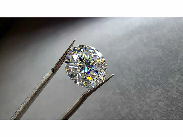 Moissanite - circa 5,00 carat - (gecertificeerd) - afbeelding 9 van  13