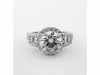 Moissanite 2 carat verlovingsring - afbeelding 1 van  4