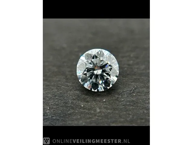 Moissanite, briljant geslepen, wit - afbeelding 2 van  3
