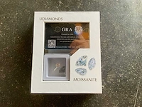 Moissanite edelsteen 2.0 carat - afbeelding 1 van  7