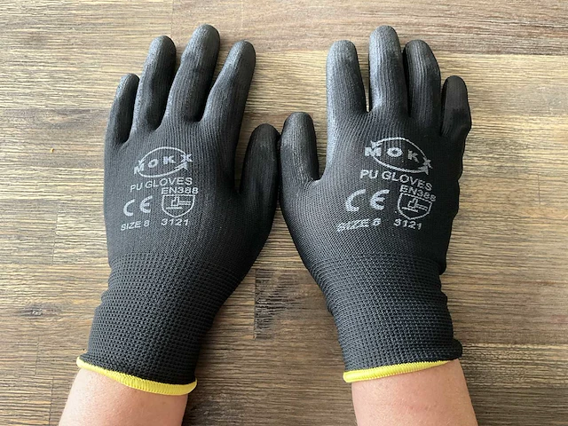Mokx pu dipped montagehandschoen (120x) - afbeelding 4 van  4