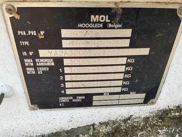 Mol a79 aanhangwagen - afbeelding 2 van  10