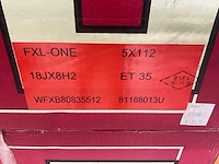Momo fxl-one 5x112 velgenset 18” - afbeelding 5 van  5