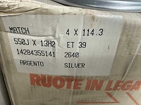 Momo match 13” 4x114,3 velgen set - afbeelding 4 van  4