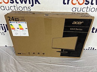 Mon acer 23.8inch / f-hd / vga / hdmi / / black + dell p2722h - full hd ips 60hz monitor - 27 inch - afbeelding 2 van  2