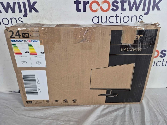 Mon acer 23.8inch / f-hd / vga / hdmi / / black - afbeelding 2 van  2