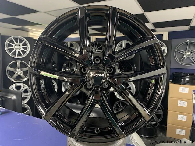 Monaco cl2 aluminium velgenset - 5x108 7.5j et45 - afbeelding 3 van  3
