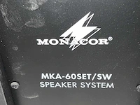 Monacor mka-60set/sw set speakers (4x) - afbeelding 5 van  6