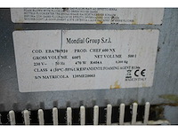 Mondial group chef 600 nx rvs vriezer - afbeelding 5 van  5