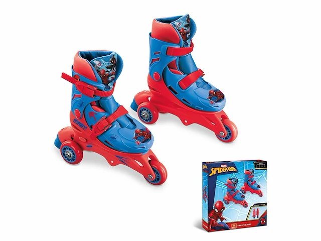 Mondo marvel spiderman 28631 verstelbare inline skates pvc wielen maat s/maat 29/32 - afbeelding 2 van  4