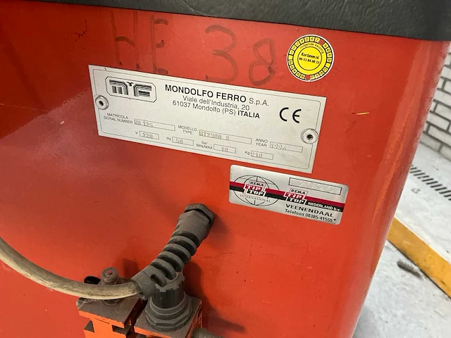 Mondolfo mt2300 s banden balanceerapparaat - afbeelding 2 van  16