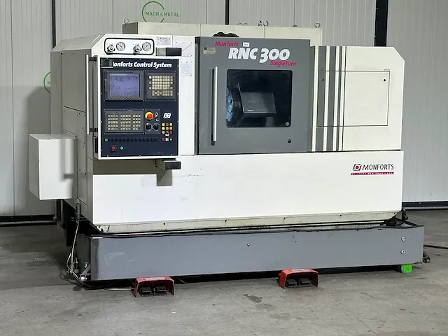 Monforts rnc 300 single turn cnc draaibank - afbeelding 1 van  17