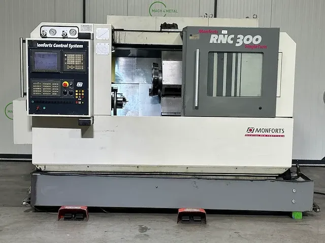 Monforts rnc 300 single turn cnc draaibank - afbeelding 11 van  17