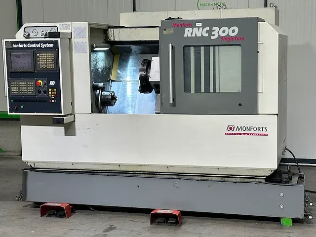 Monforts rnc 300 single turn cnc draaibank - afbeelding 13 van  17