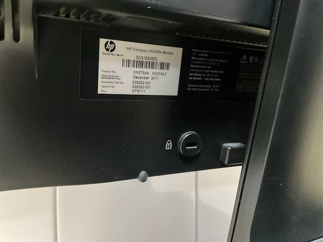 Monitor - hp - la2306x - afbeelding 5 van  5