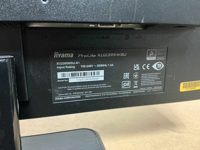 Monitor - iiyama - xu2395wsu-b1 - afbeelding 4 van  4