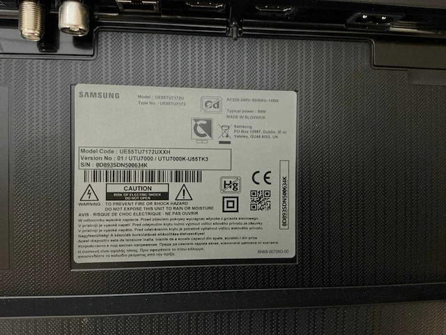 Monitor - samsung - ue55tu7172u - afbeelding 3 van  4