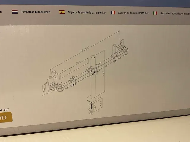 Monitor bureausteun - afbeelding 4 van  4