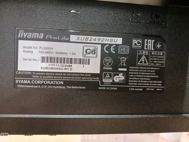 Monitor hp en iiyama, met dockingstation i-tec - afbeelding 3 van  7