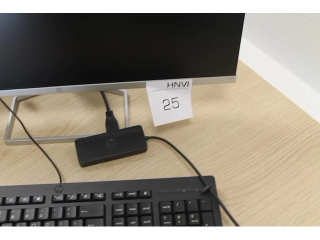 Monitor hp m24 f met toetsenbord en hub. - afbeelding 2 van  2