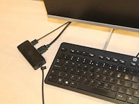 Monitor hp m24f 24 inch met toetsenbord en hub. - afbeelding 2 van  2